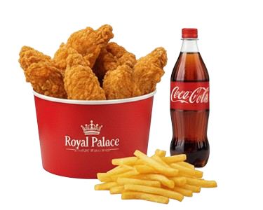 Famille B (15 Wings + 8 Crispy Tenders + 4 Frites + 1 Bouteille 1.25L)