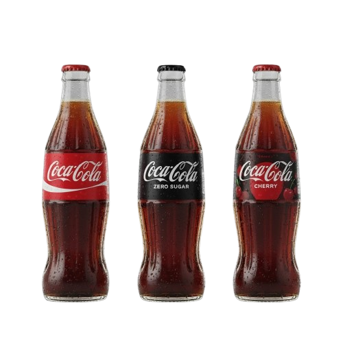 COCA COLA, COCA ZERO, COCA CHERRY (33cl)
