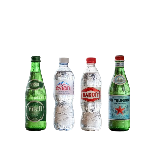 VITTEL, EVIAN, BADOIT, SAN PELLEGRINO (50cl)